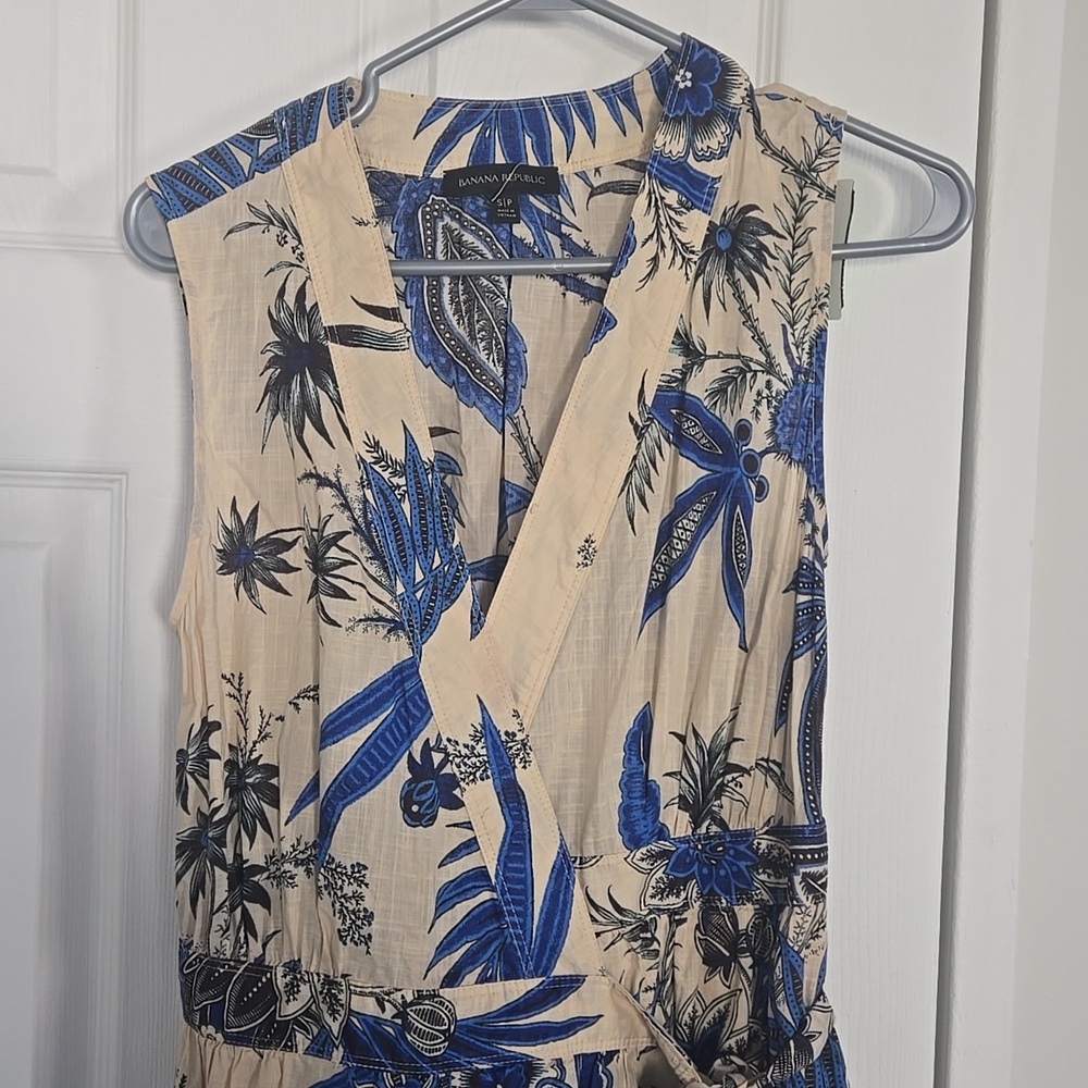 Banana Republic Stampa Mini Dress Sz S - Picture 5 of 11